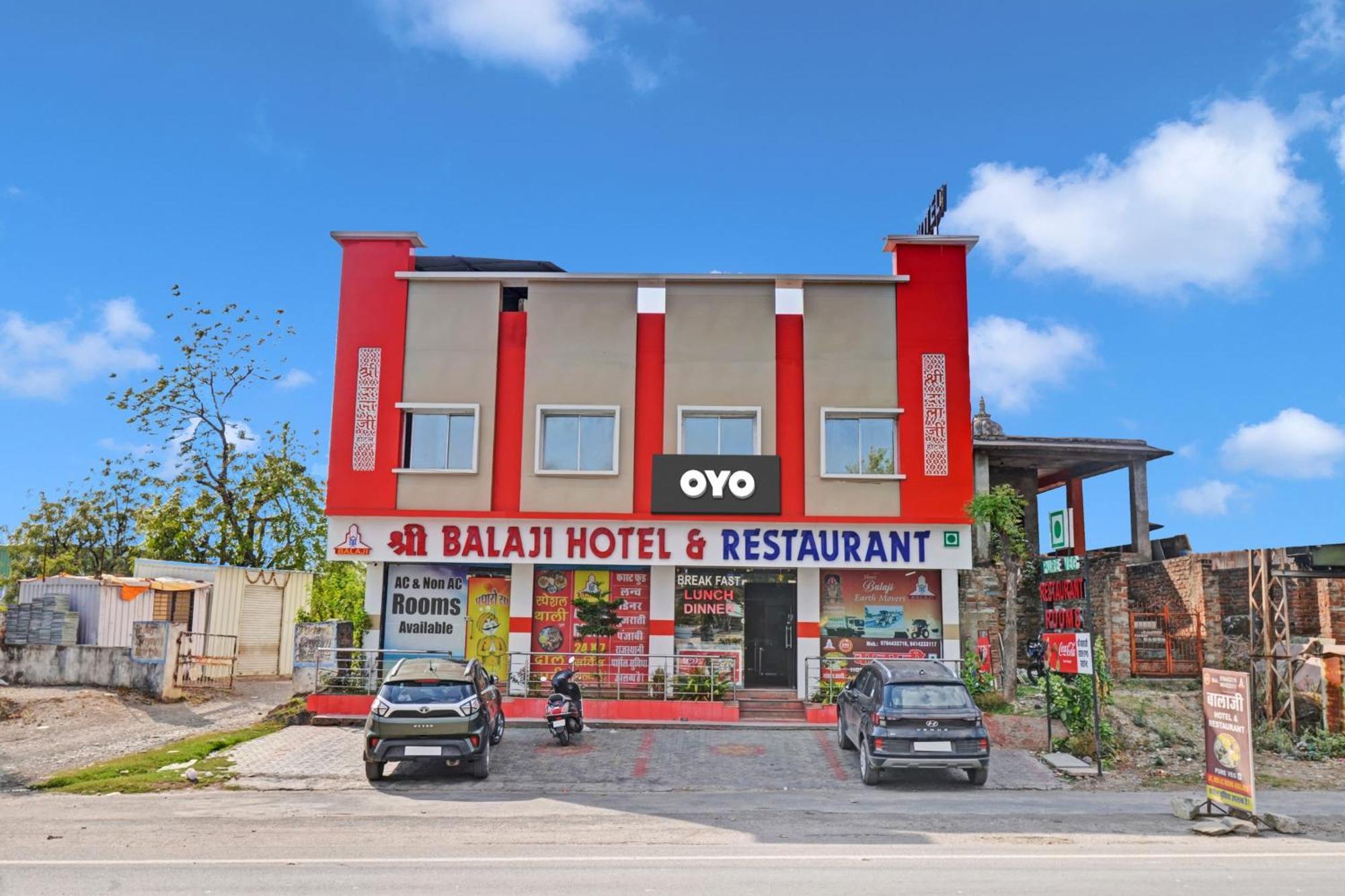 Hotel O Shree Balaji Hotel & Restaurant Bedla Exterior foto